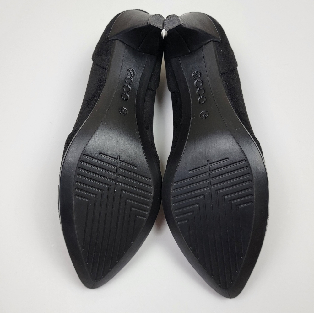Ecco Shape 45 Pointy Sleek Slip On Heels Booties 39 - Picture 8 of 11